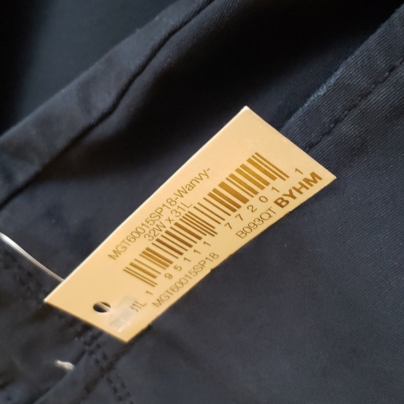 Goodthreads Straight-Fit Vintage Comfort Stretch Cargo Pant Washed Navy 32W 31L - Picture 3 of 10